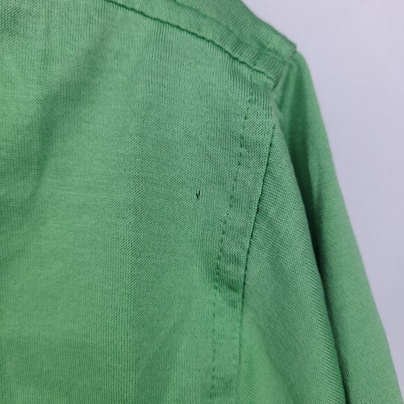 Brooks Brothers Polo Shirt Mens Large Green Performance Knit Double Mercerized - Picture 5 of 12
